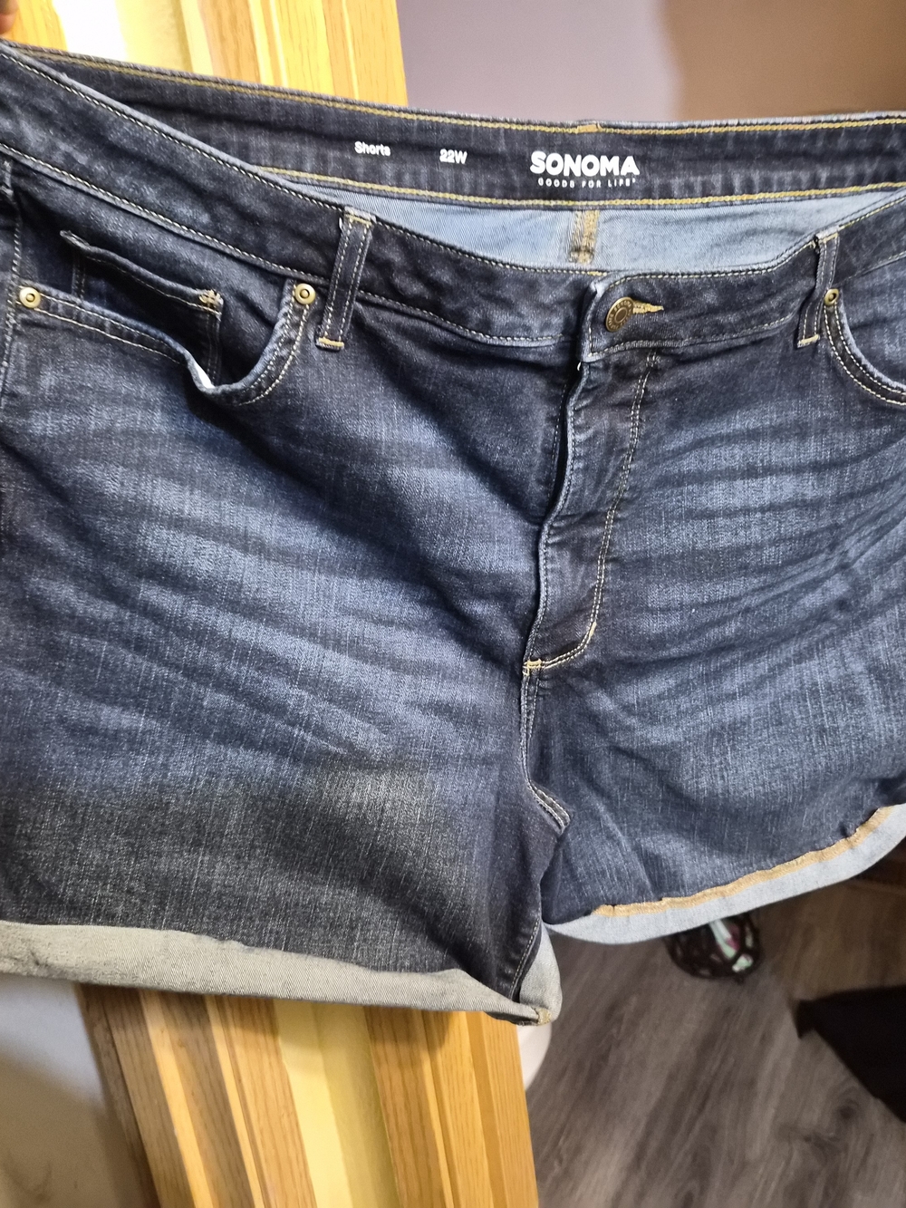 SONOMA Dark Blue Denim Jean Shorts for Women